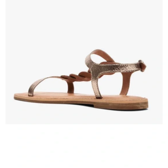 Frye Braided Strap Sydney Sandal NIB Size 10 in Bronze - Picture 13 of 16